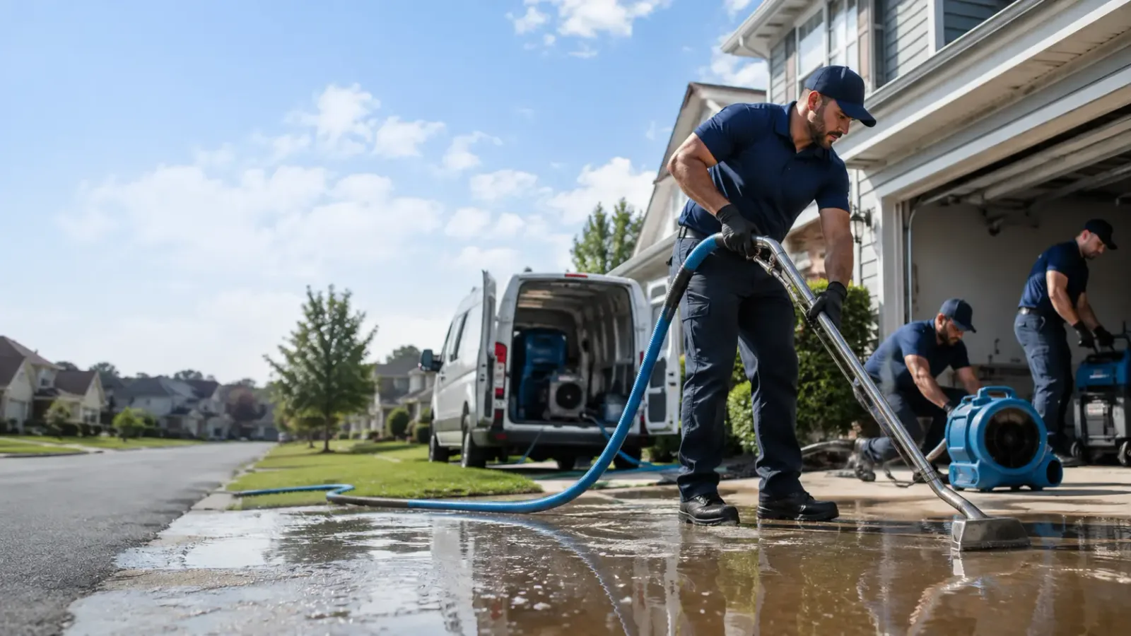 Flood Damage Restoration in Central Lake, MI